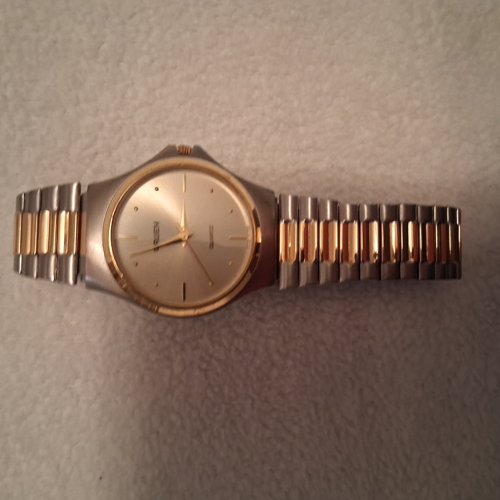 Timeless Gold and Silver Watch
